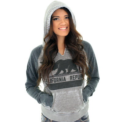 California Republic Vintage Bear Flag Zen Fleece Sweatshirt