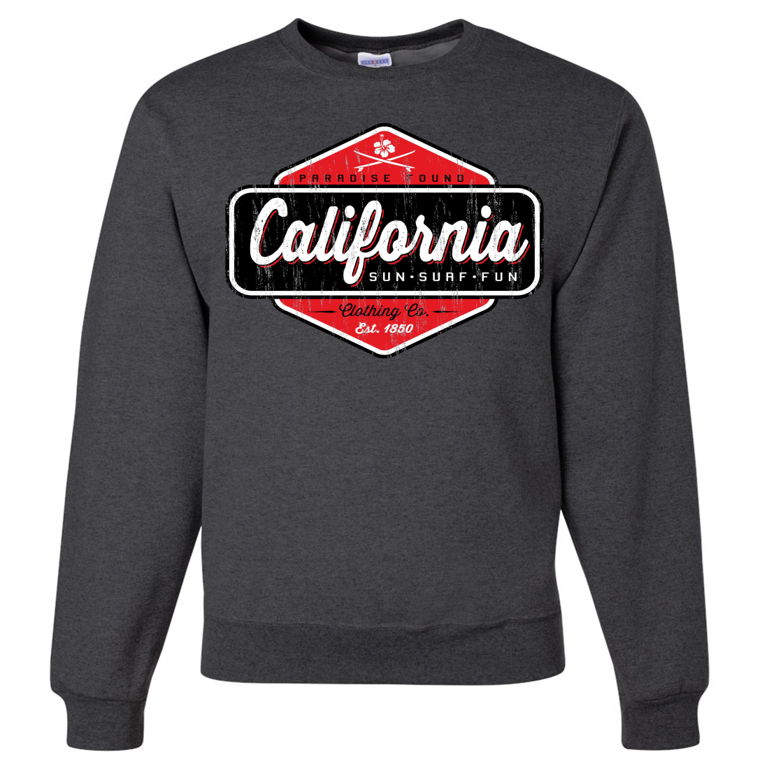 California Paradise Found Crewneck Sweatshirt