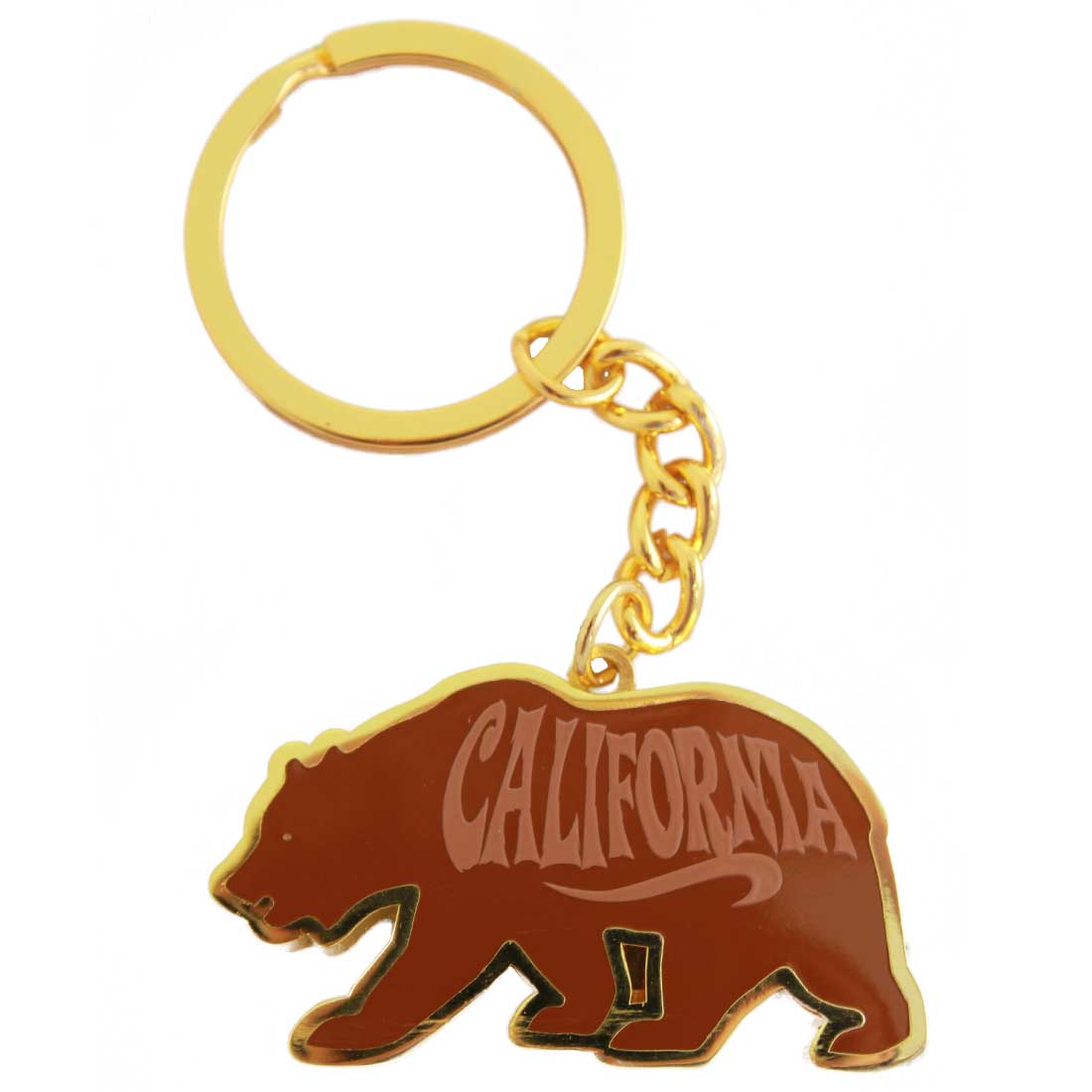 California Republic Bear Keychain