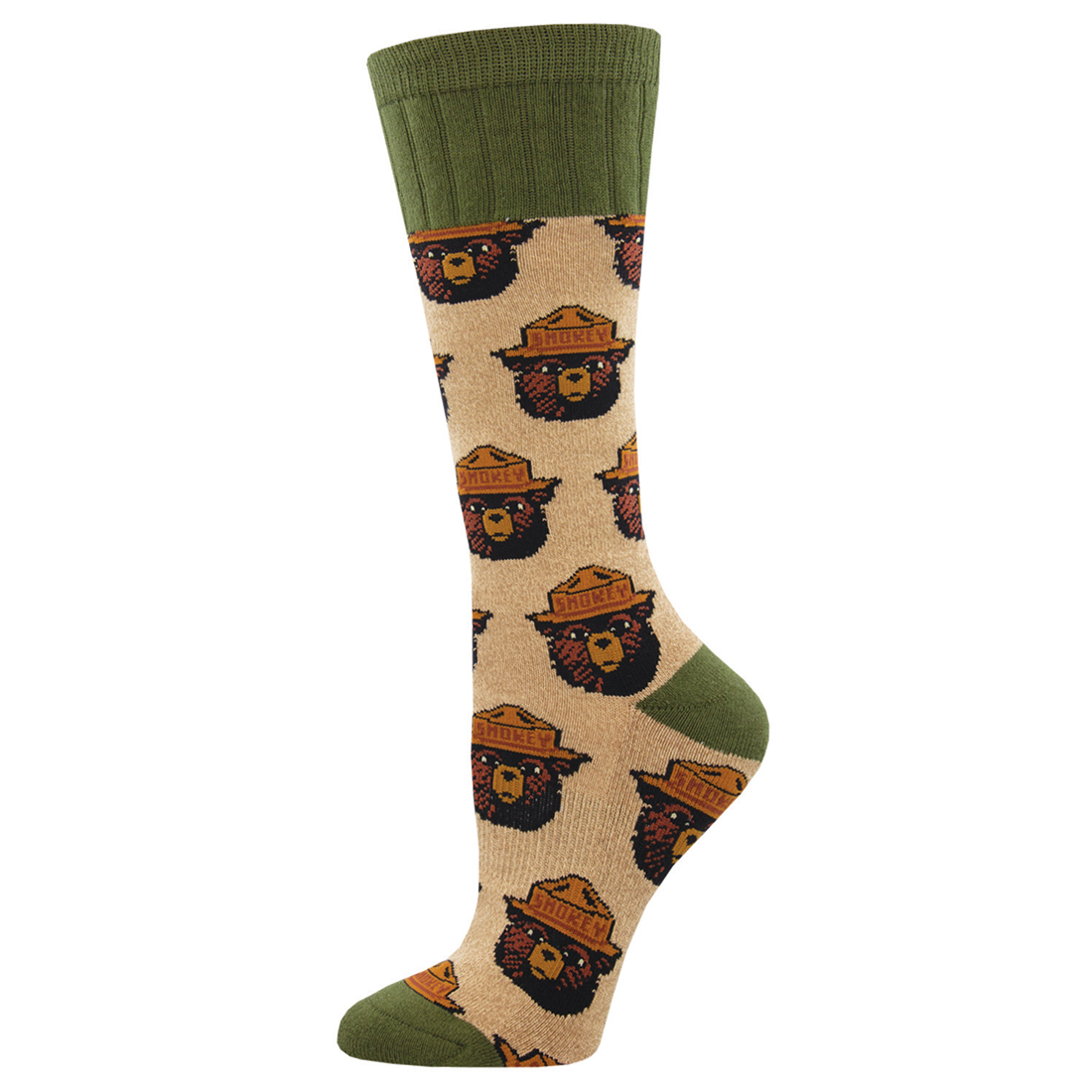 Smokey Bear Hemp Novelty Socks - Women's