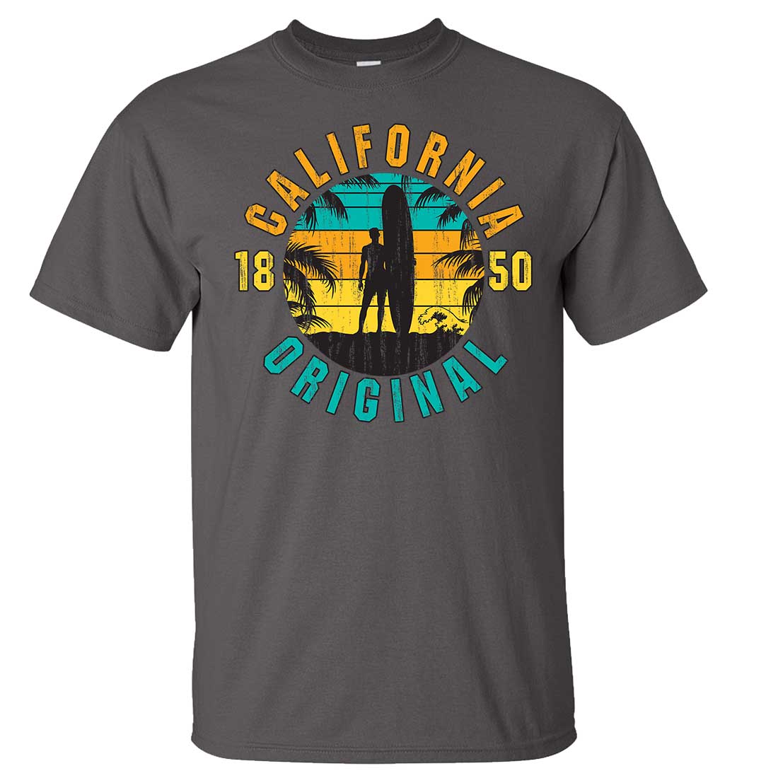 T-shirt Santa Cruz Vintage California Surf - Débardeur Rétro Années 70-80, Cadeau Surfeur - 7
