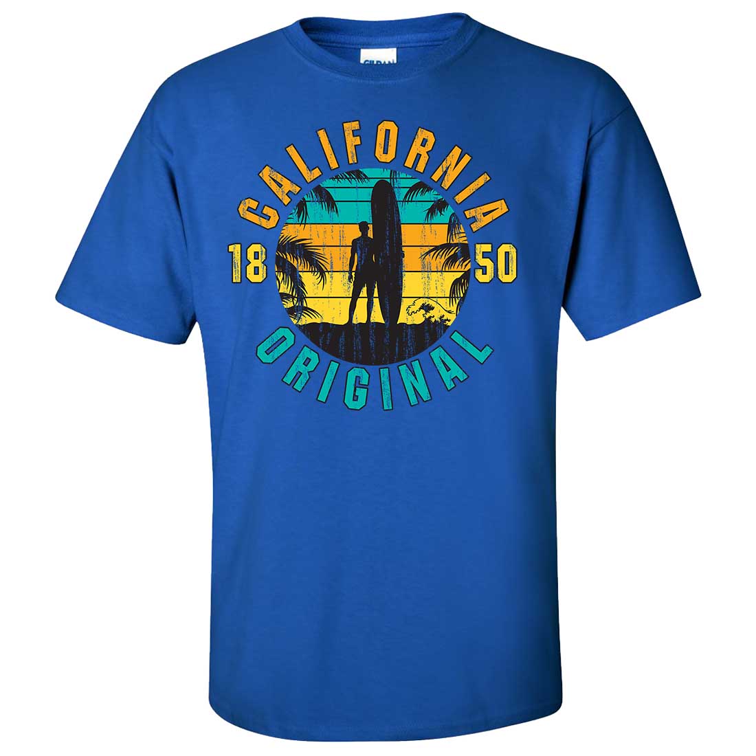 California Original Vintage Surfer Asst Colors T-shirt/tee