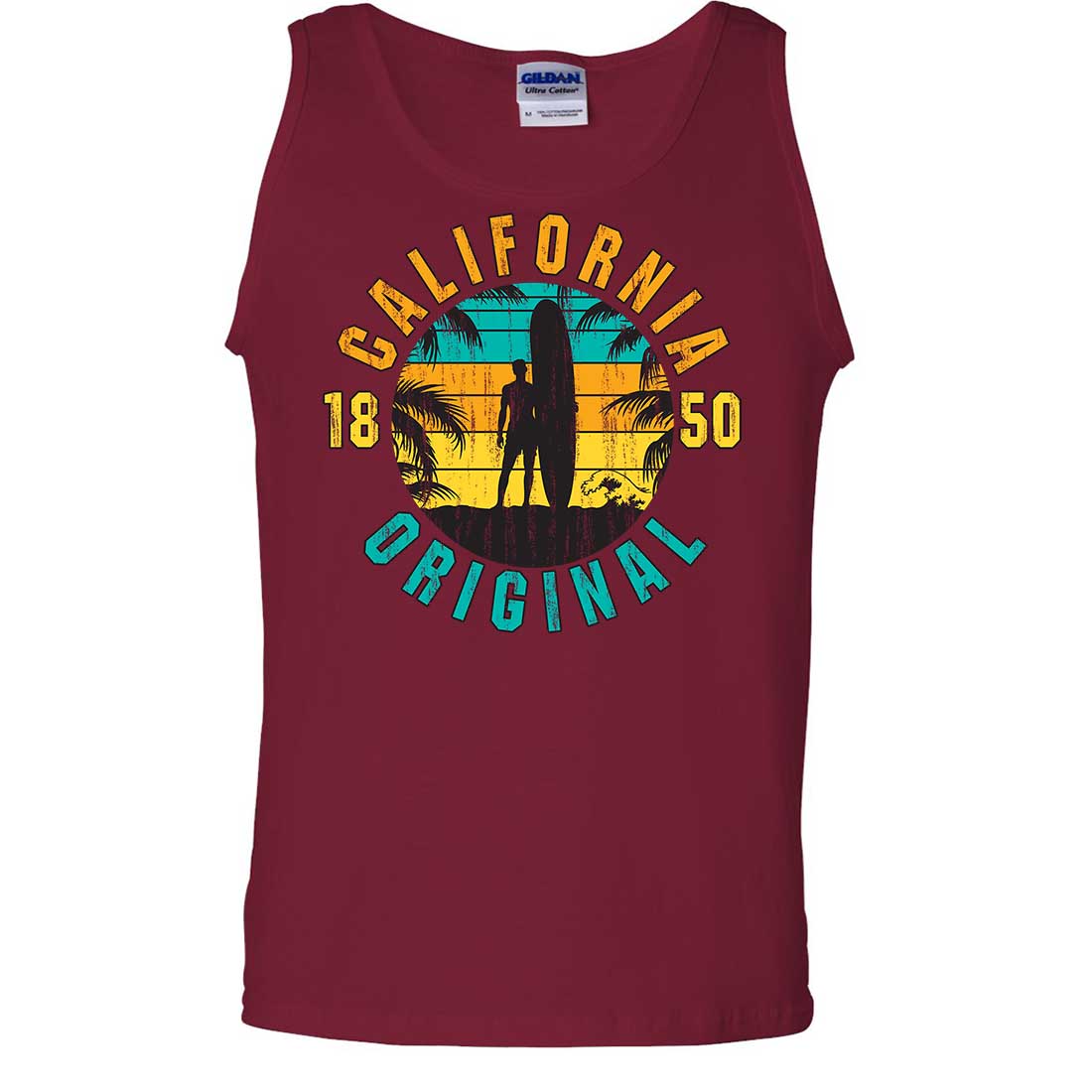 California Original Vintage Surfer Asst Colors Tank Top California Original Vintage Surfer Asst Colors Tank Top