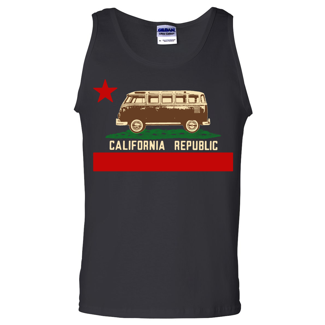California Republic Vintage Van Asst Colors Tank Top