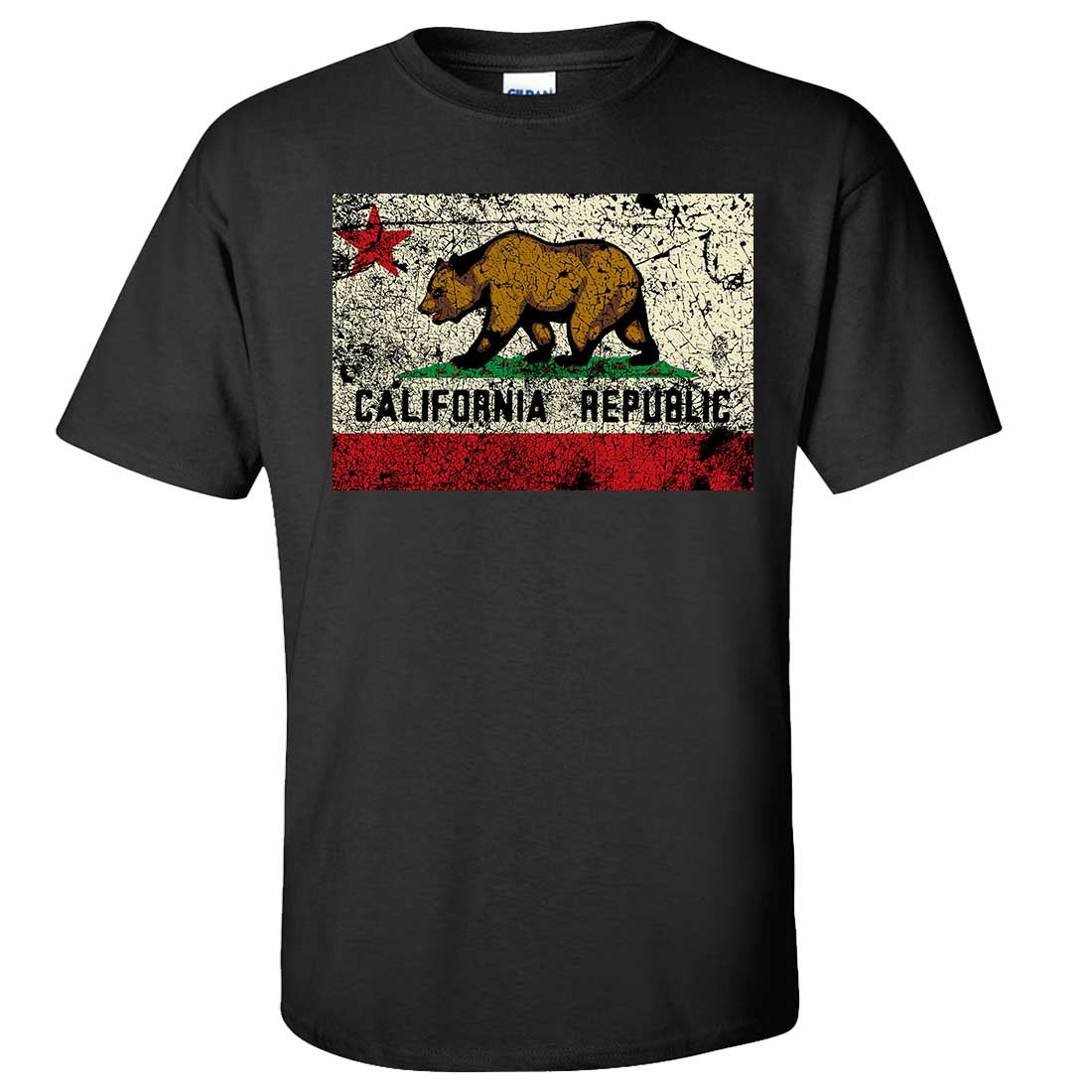 アメリカ合衆国 カリフォルニア州旗 クマ アニマル デザイン T