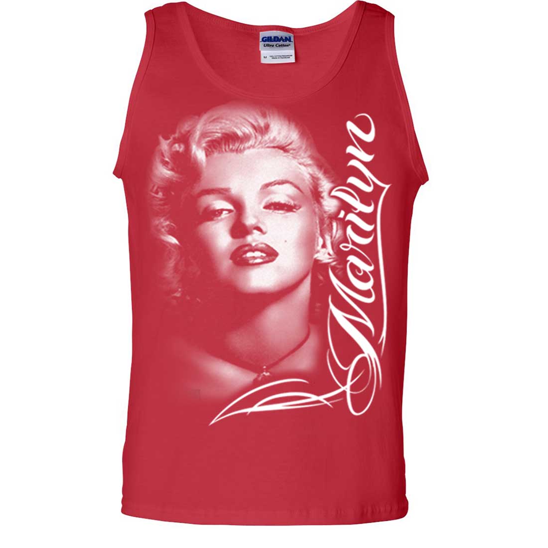 Marilyn Monroe Portrait Signature Asst Colors Tank Top