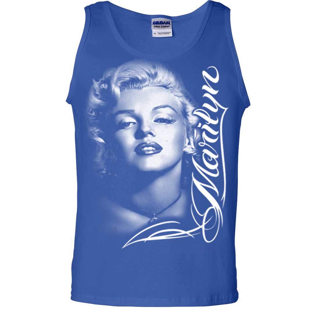 Marilyn Monroe Portrait Signature Asst Colors Tank Top