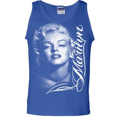 Marilyn Monroe Portrait Signature Asst Colors Tank Top