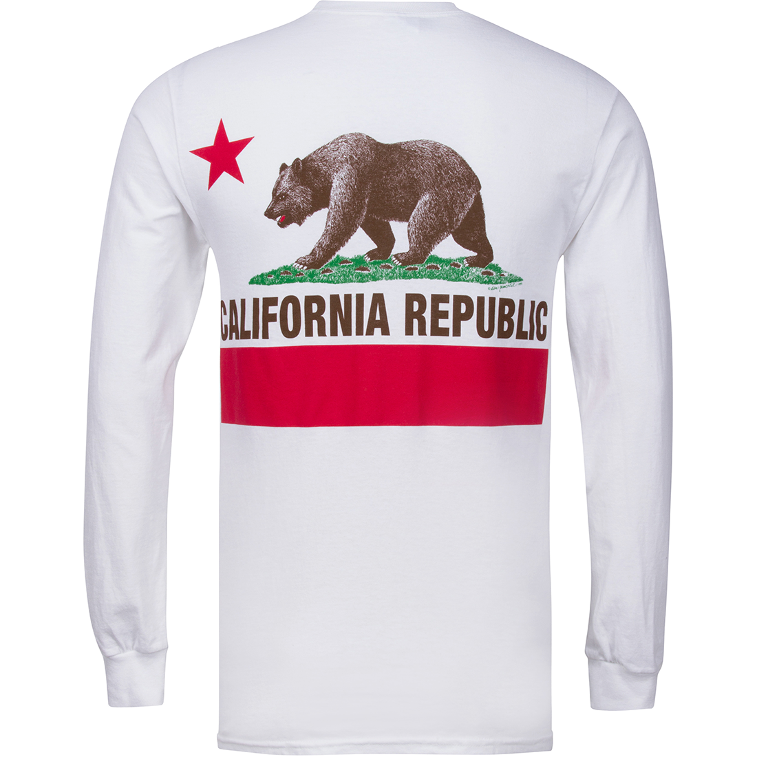 Pocket Logo with Back Print Long Sleeve