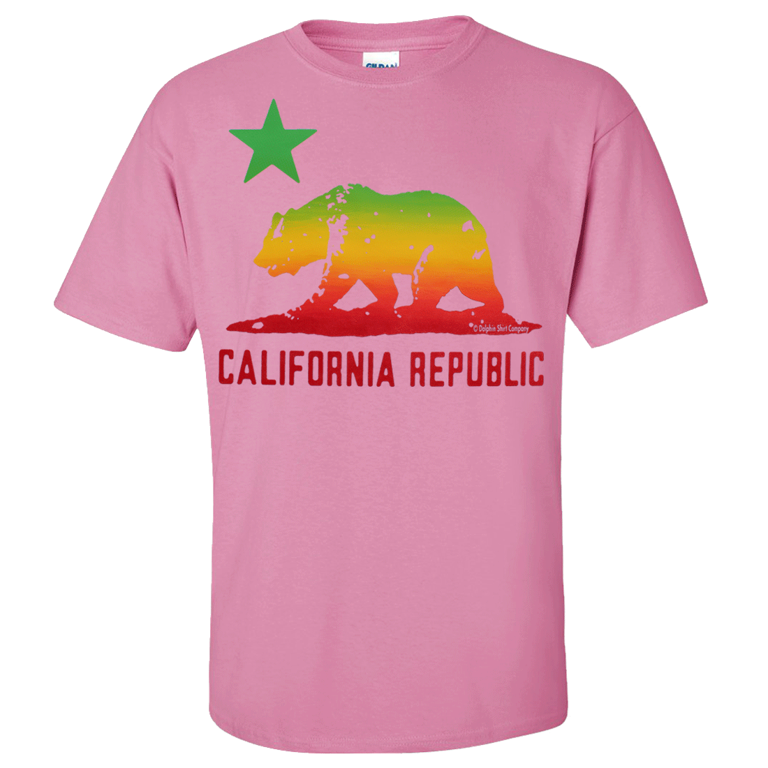 California Republic Rasta Bear Flag Asst Colors T-shirt/tee ...