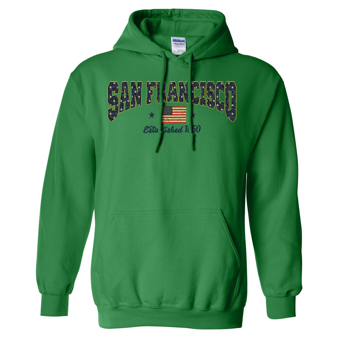 San Francisco Stars Sweatshirt Hoodie - California Republic