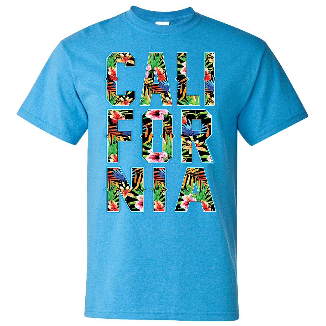 Tropical print t shirts hotsell