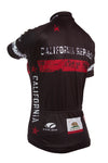California Republic Full Zip Women's Cycling Jersey - Black