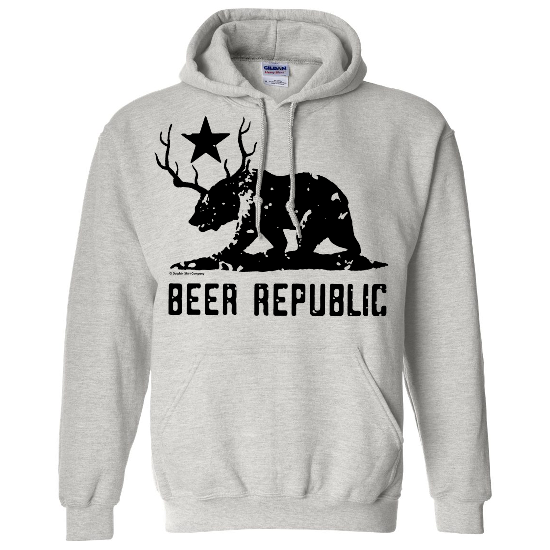 California Bear + Deer Beer Silhouette Sweatshirt Hoodie