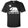 California Flag Oversized White Silhouette T-shirt/tee