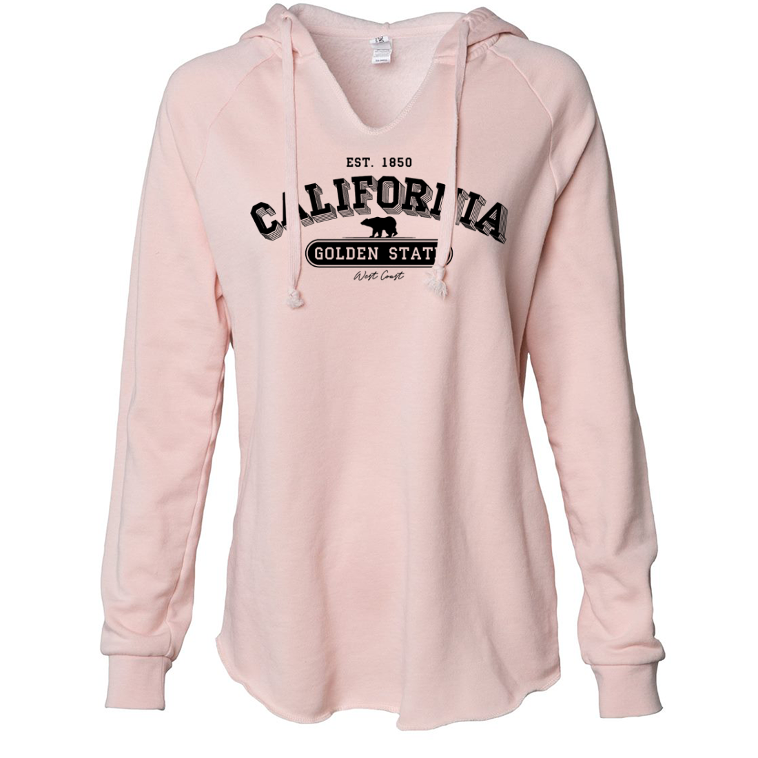 California Golden State 1850 Women's Soft Hooded Pullover