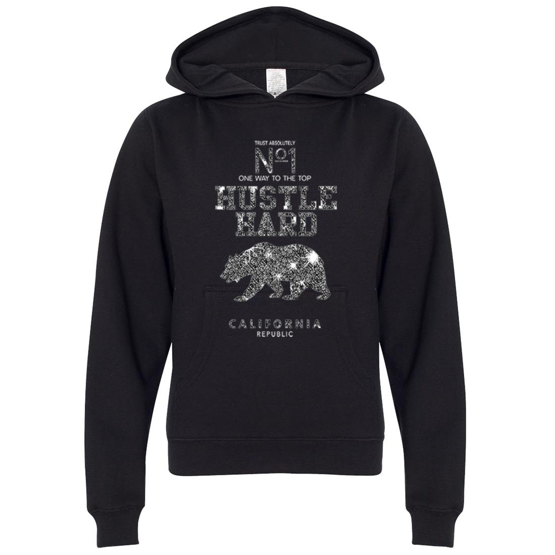 Hustle sales trees hoodie