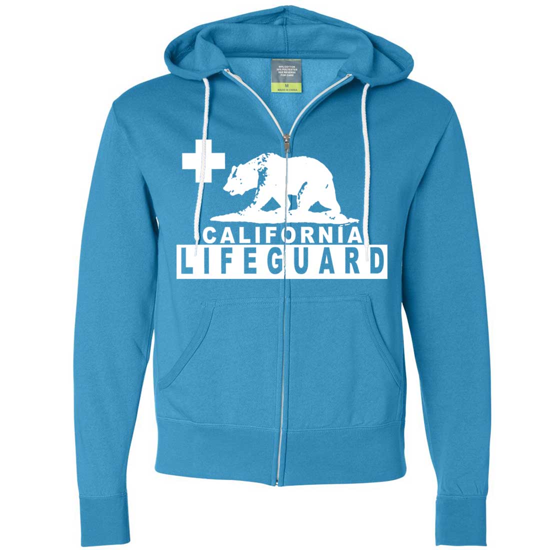 California Lifeguard Zip-Up Hoodie - California Republic Clothes