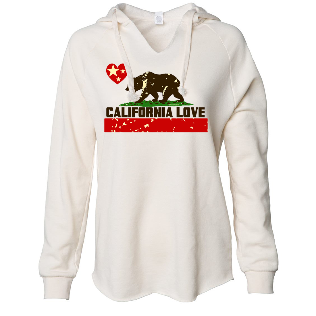 California Love Women's Soft Hooded Pullover
