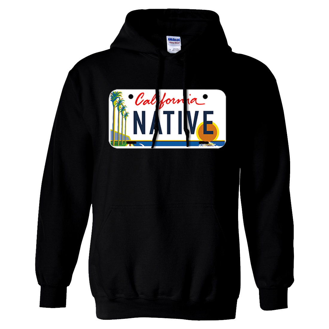 California Native License Plate Sweatshirt Hoodie