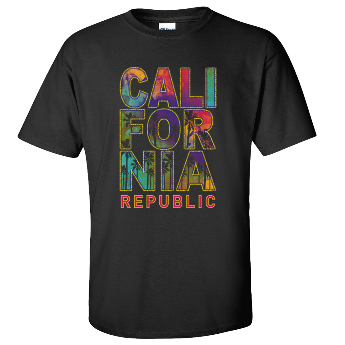 California Pastel Stitched Style Asst Colors T-shirt/tee