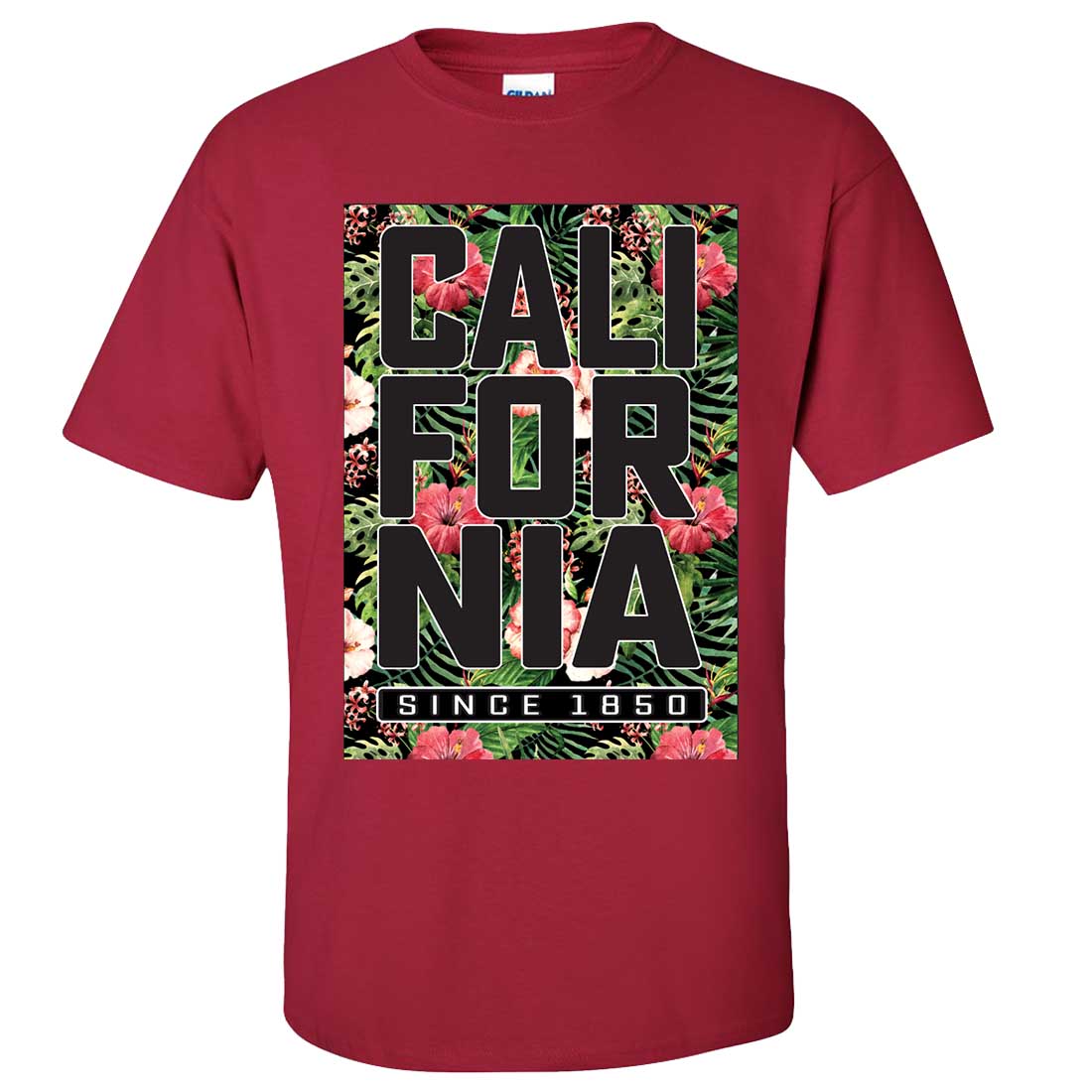 California Republic 1850 Floral Asst Colors T shirt tee California Republic Clothes