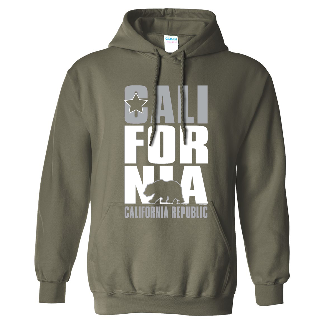 California Republic Raiders Style Sweatshirt Hoodie California