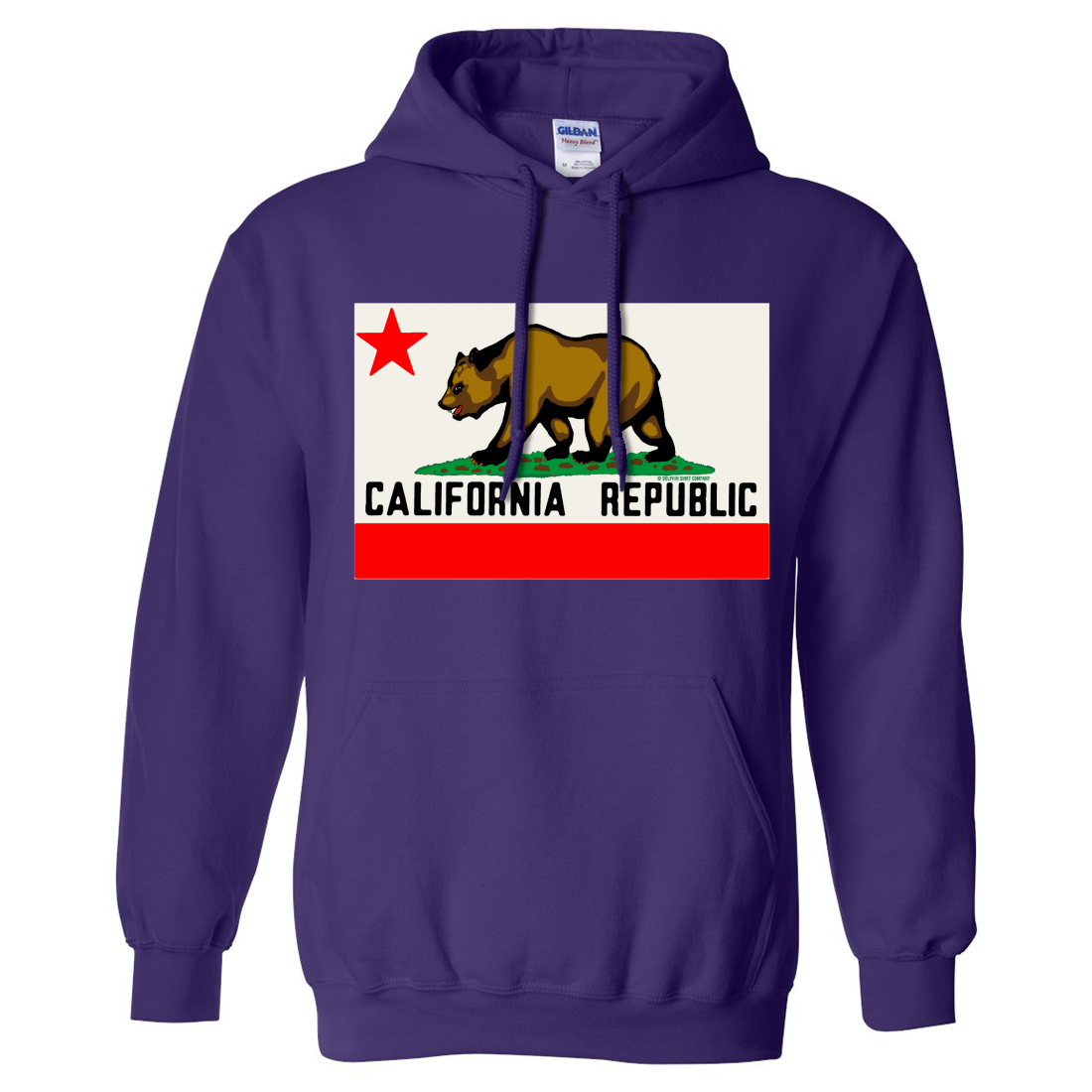 California Star Flag Cropped Sweater California Star Flag Cropped Sweater