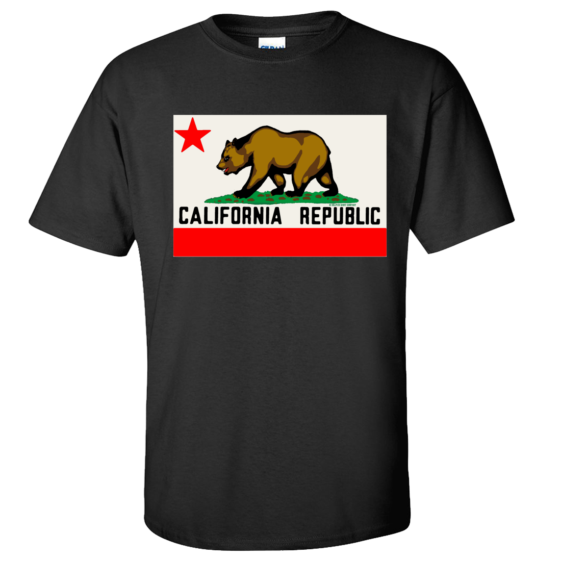 California Republic Original Bear Flag Asst Colors T-shirt/tee
