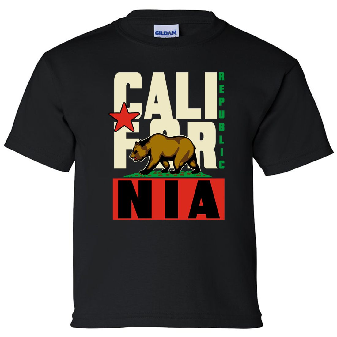 California Republic Original Retro Bold Asst Colors Youth T-Shirt/tee
