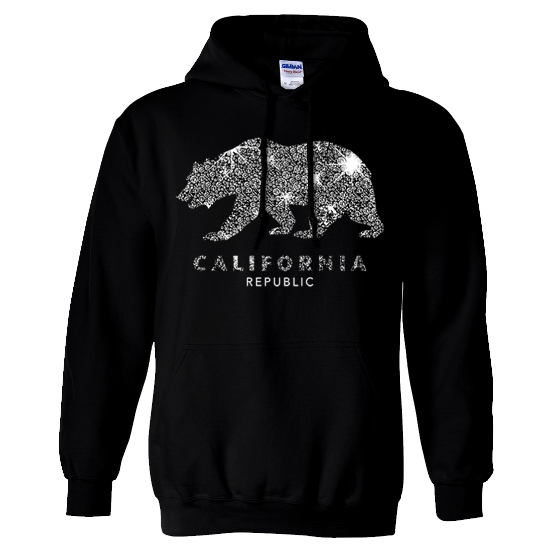 California Republic Sparkle Sweatshirt Hoodie
