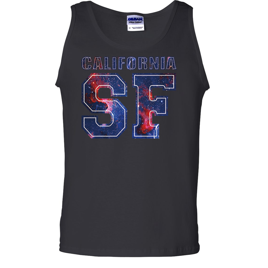 California SF Nebula Asst Colors Tank Top