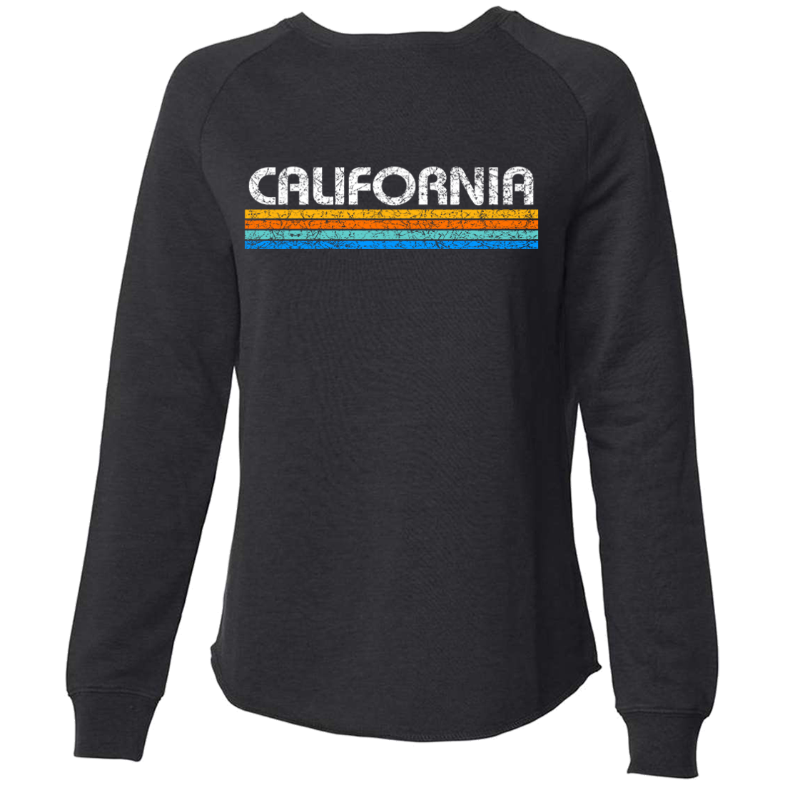 California Vintage Stripe Super Soft Crewneck Sweater