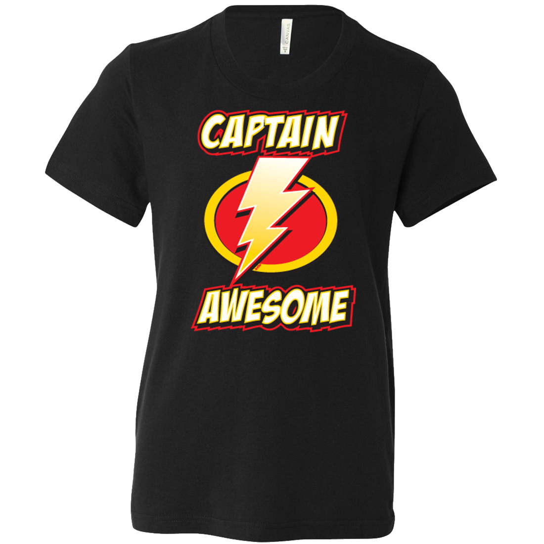 Captain Awesome Asst Colors Youth T-Shirt/tee