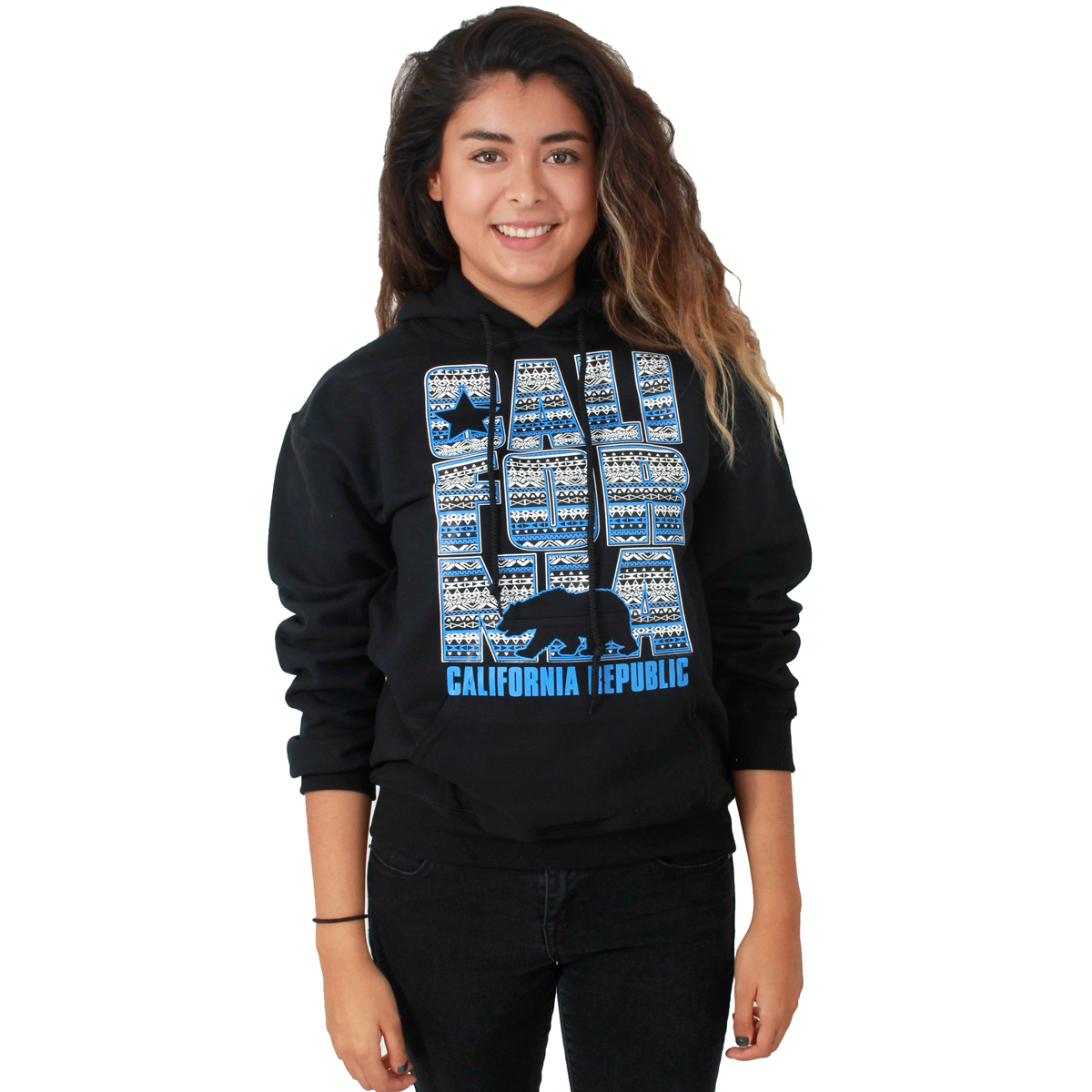 Gravity Trading Women's California Republic Tribal Bear T-Shirt - Short Sleeve Casual Tee, Sizes S-2XL