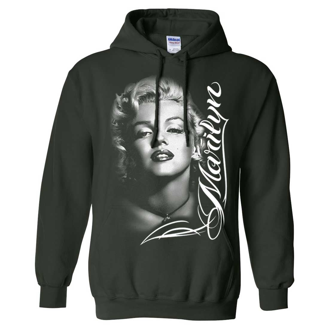 Marilyn Monroe Portrait Signature Unisex Sweatshirt Hoodie