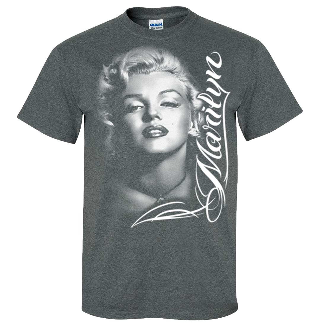 T-Shirt Femme Col Rond Coton Bio Marilyn Monroe Hollywood Star