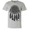 Native American Dreamcatcher Free Spirit Black Asst Colors Mens Fitted Tee