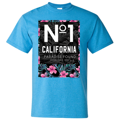 No 1 California Paradise Found Asst Colors T-shirt/tee