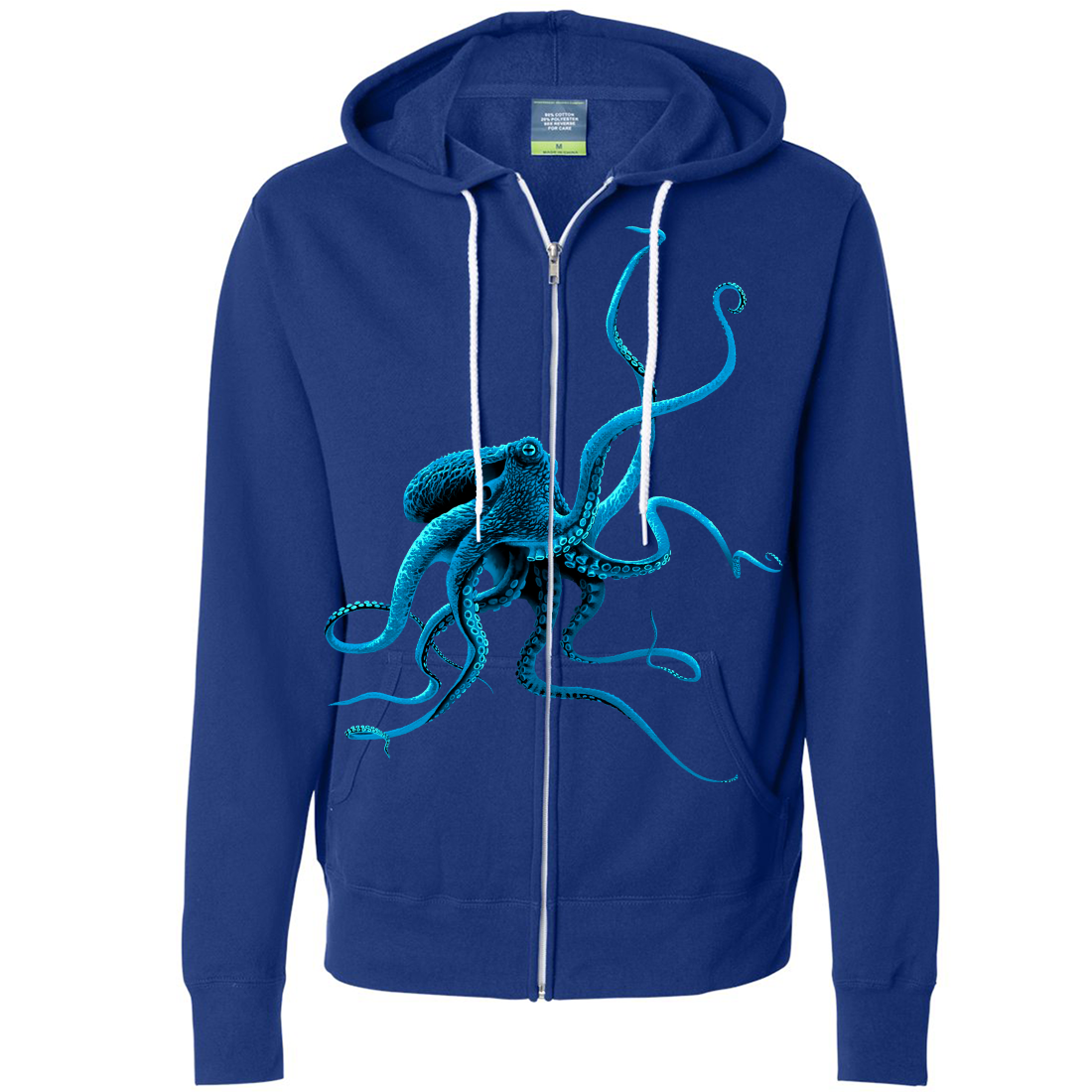 Octopus Zip Up Hoodie California Republic Clothes