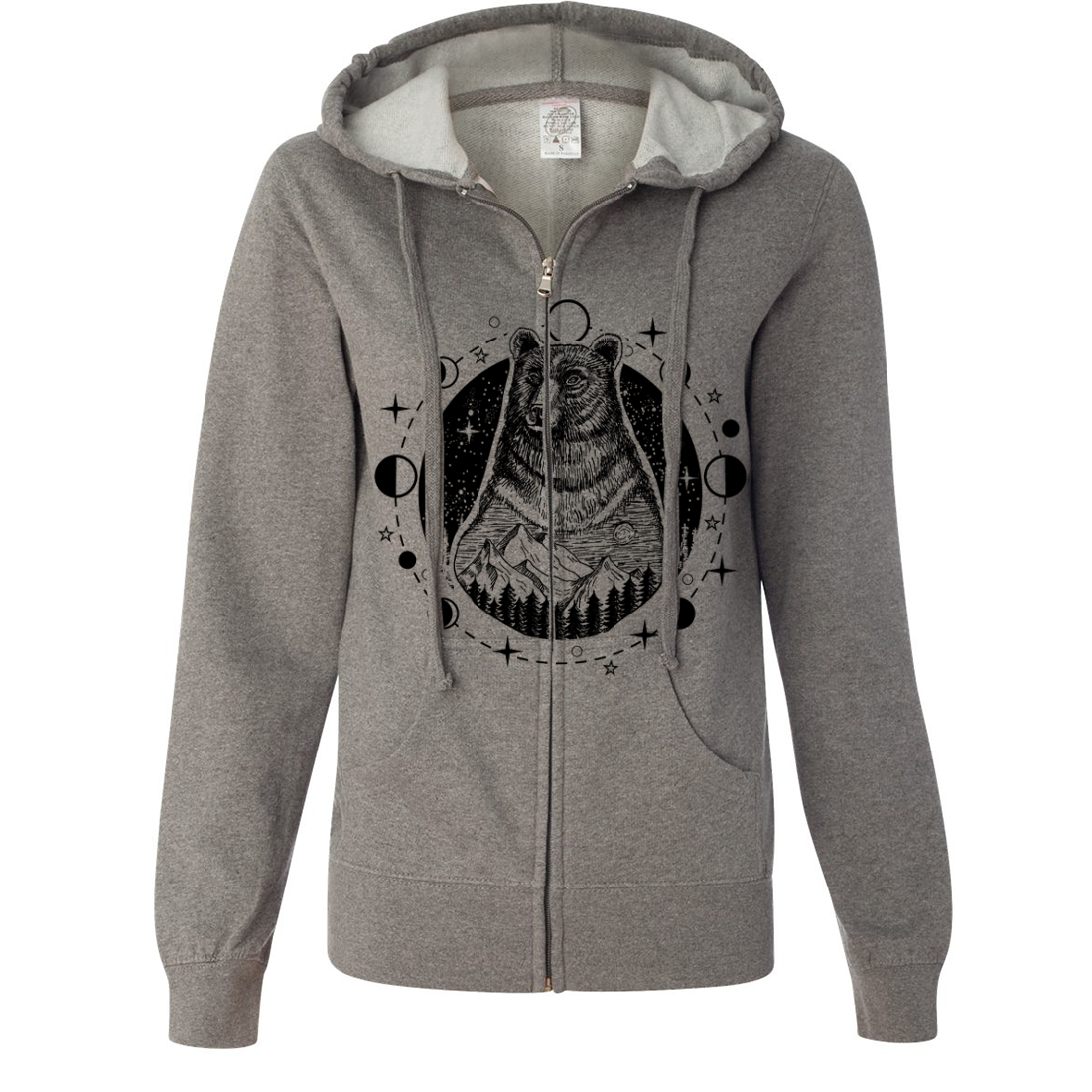 Ladies lightweight zip hoodie online