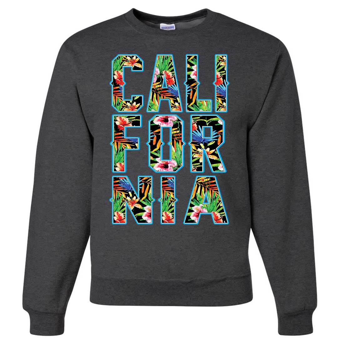Printed crew neck best sale sweatshirts