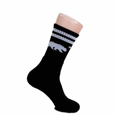 California Black Skater Socks