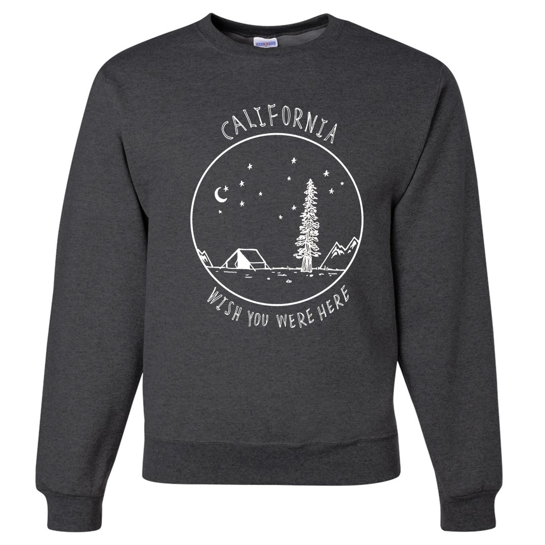 Printed crew top neck sweatshirts