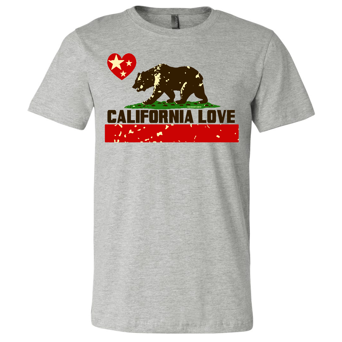 California Love Asst Colors Mens Fitted Tee