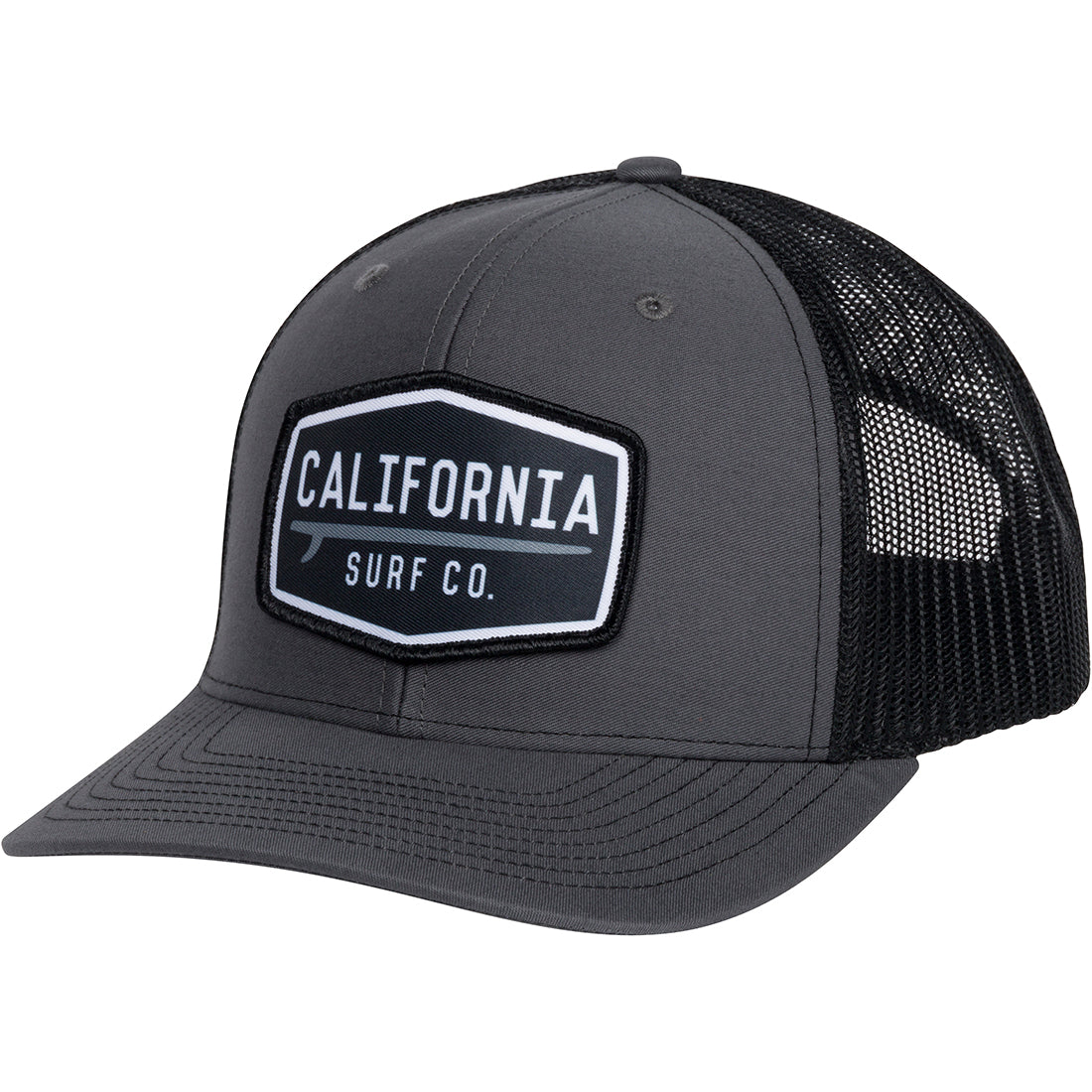 Cappellino Baseball Trade Winds California Republic Bear - Grigio/Nero Unisex Regolabile - Foto 2