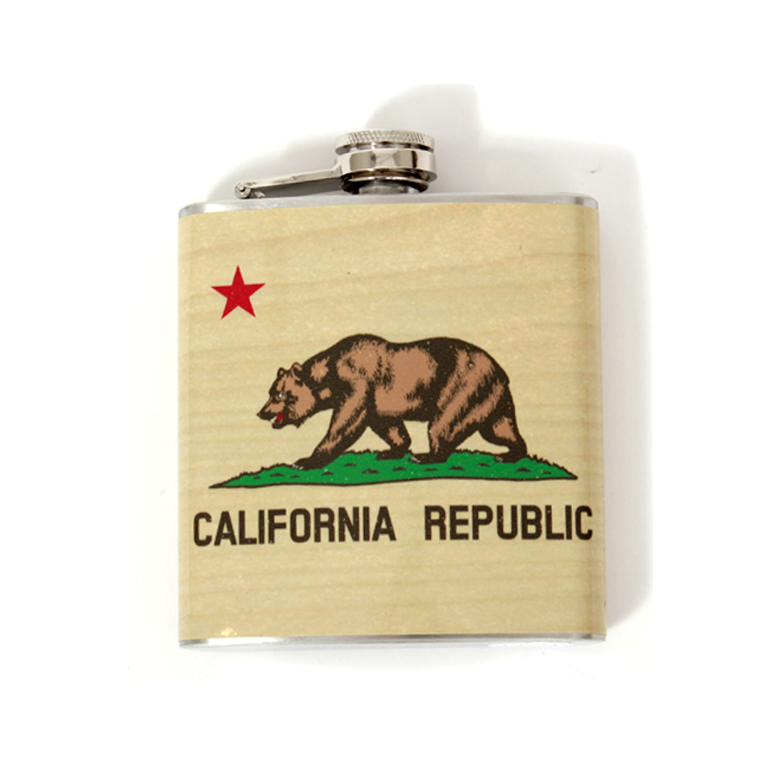 California Republic Bear Flag Flask