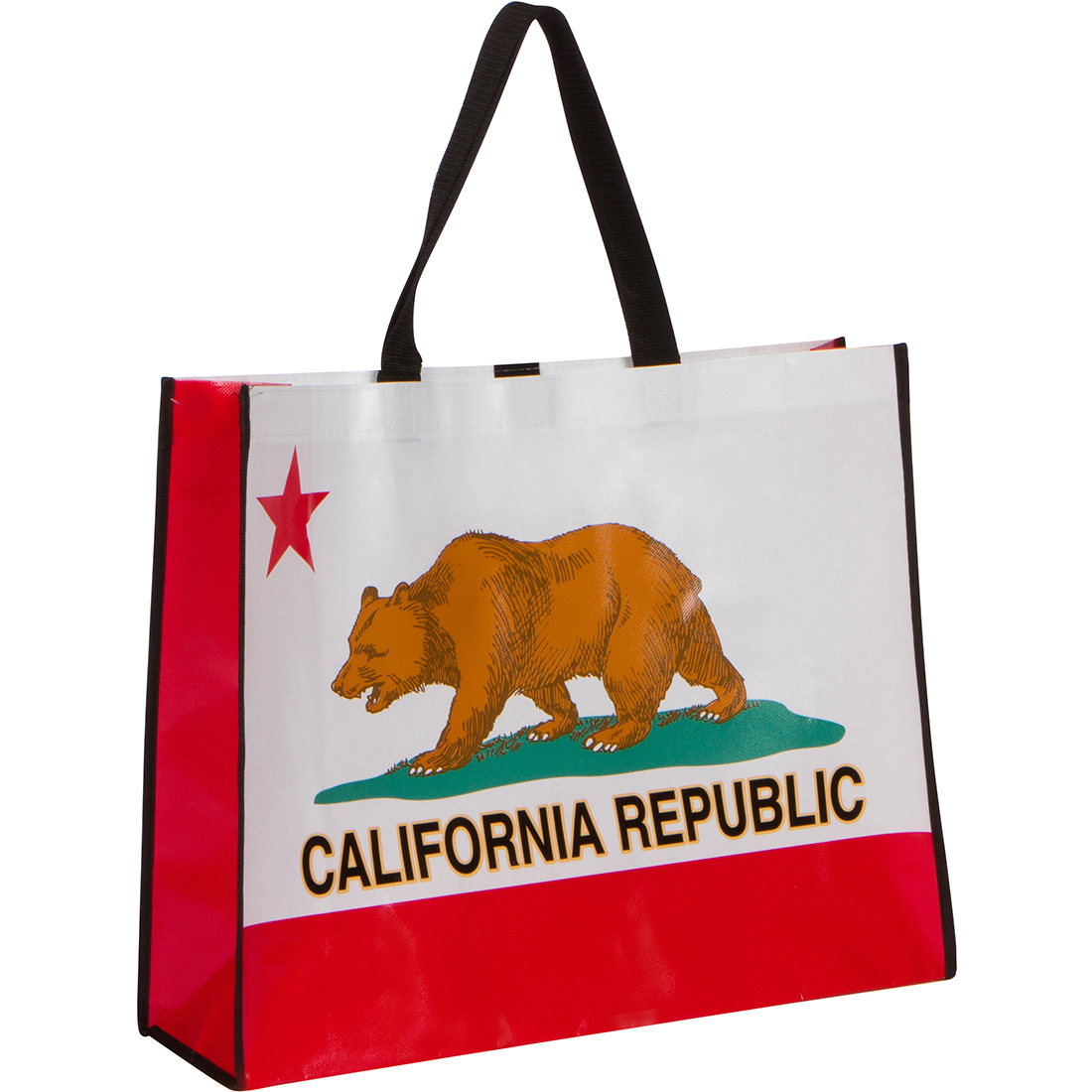 California Republic Recycled Shopping Tote Bag - Large Size