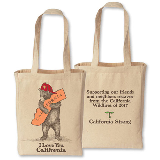 Fire Relief Bear Hug Tote Bag