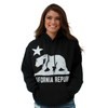 California Flag White Oversized Silhouette Asst Colors Hoodie